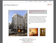Tablet Screenshot of 35piccadilly.co.uk